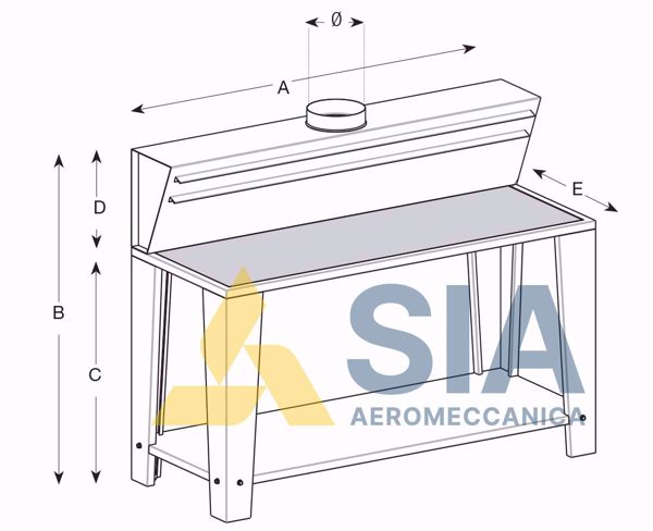 Picture of Banco aspirante A 1500