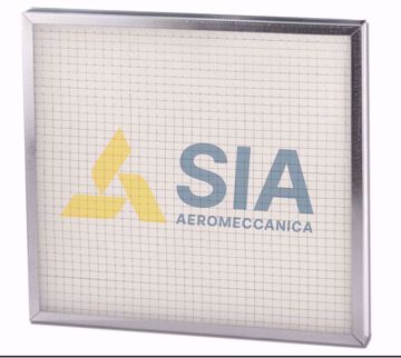 Immagine di CELLE FILTRANTI PIANE IN POLIESTERE 595 X 595 X 22 TELAIO ZINCATO