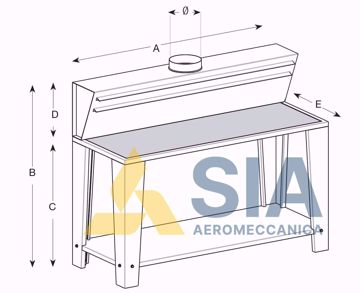 Immagine di Banco aspirante per carteggiatura serie BL 30